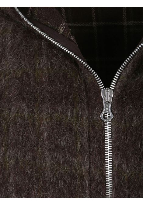 felpa full zip uomo marrone OUR LEGACY | M4256FD
